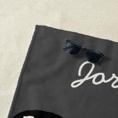 自分で不平を言表現う |名前の追加 ビーチタオル (インサイチュ)