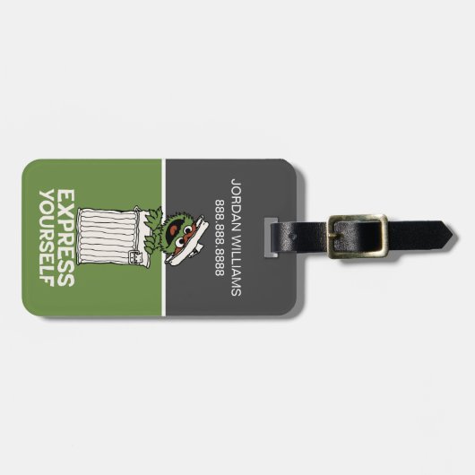 自分で不平を言表現う |情報の追加 ラゲッジタグ (正面横)