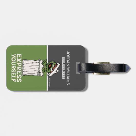 自分で不平を言表現う |情報の追加 ラゲッジタグ (裏面横)