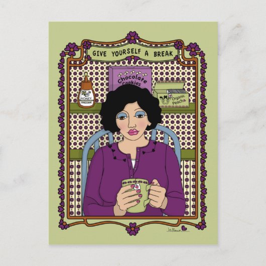 自分で与えBreak_A_ポストカード ポストカード (正面)