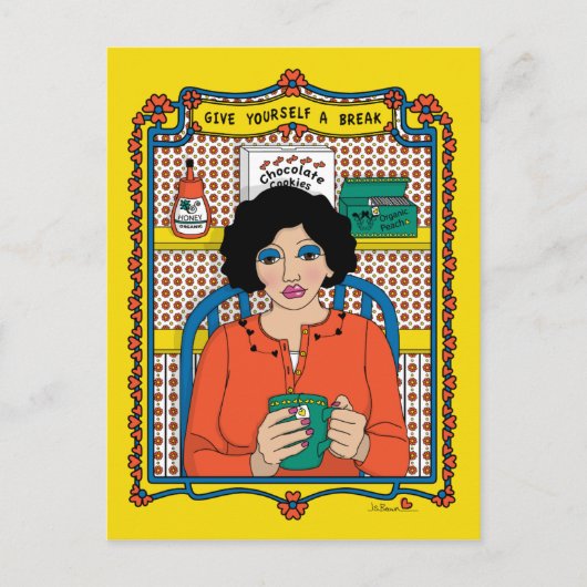 自分で与えBreak_B_ポストカード ポストカード (正面)