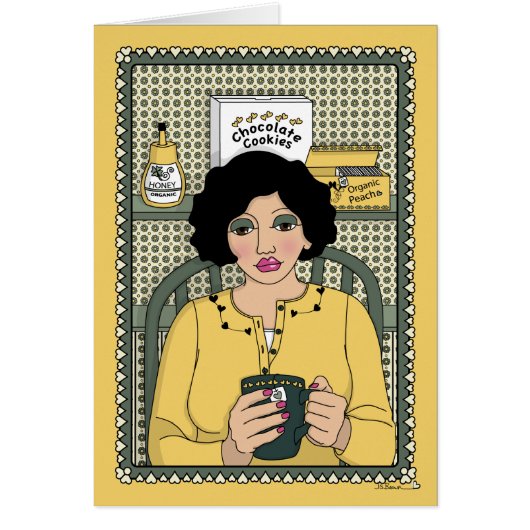 自分で与えBreak_C_Greetingカード (正面)