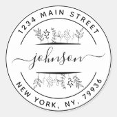 自分で丸いウィムシーな手で描いたを作葉成 ラウンドシール (正面)