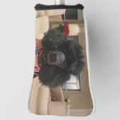 自分で作ったドッグフォトカスタムペットパター ゴルフヘッドカバー (回転90)