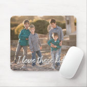 自分で作るこれらの子供たちを愛する！フォトマウスパッド マウスパッド (マウス)