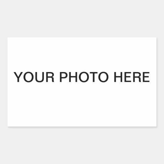 自分で作るカスタムステッカー 長方形シール (正面)