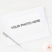 自分で作るカスタムステッカー 長方形シール (封筒)