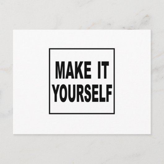 自分で作るカスタム ポストカード (正面)