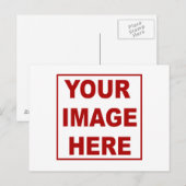 自分で作るカスタム ポストカード (正面/裏面)