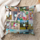 自分で作る16枚の写真がカスタマイズできるクッション クッション (ブランケット)