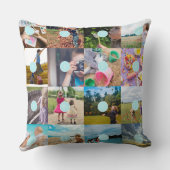 自分で作る16枚の写真がカスタマイズできるクッション クッション (裏面)