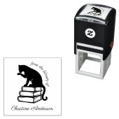 自分で作る | かわいい猫 | 図書館から セルフインキングスタンプ (インサイチュ)