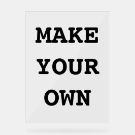 自分で作る アクリルサイン