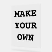 自分で作る アクリルサイン (傾斜)