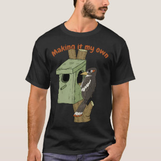 自分で作る。ウッドペッカー反乱軍。 Tシャツ
