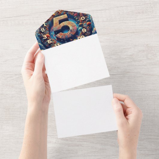 自分で作る オールインワン招待状 (貼ってはがせる)