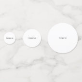 自分で作る コンフェッティ (正面)