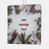 *自分で作る*セラミッククリスマスオーナメント セラミックオーナメント (左)