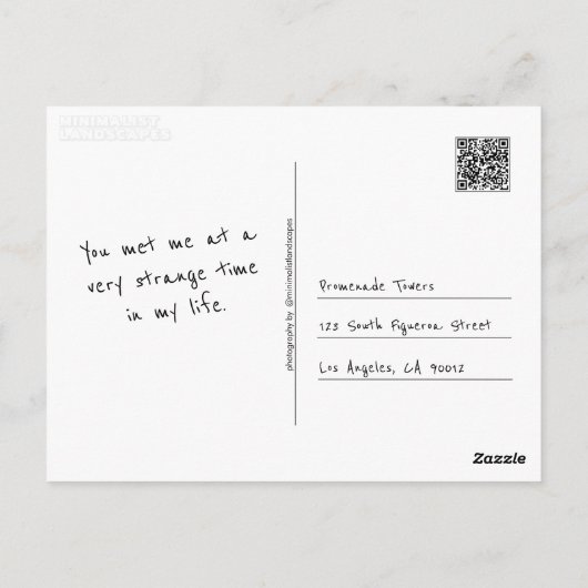 自分で作る ポストカード (裏面)