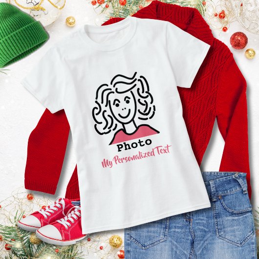 自分で作る |写真の追加 |個人用文字 Tシャツ