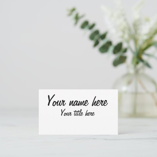 自分で作る 名刺 (スタンド正面)