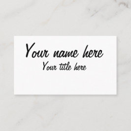 自分で作る 名刺