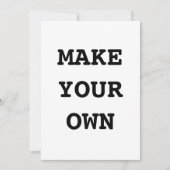 自分で作る 招待状 (正面)