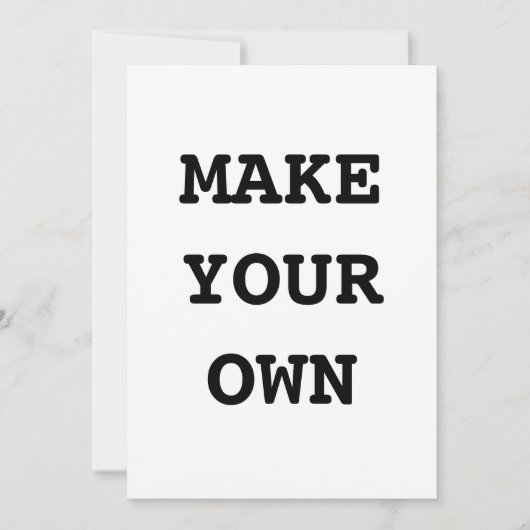 自分で作る 招待状 (正面)