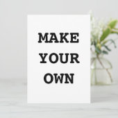 自分で作る 招待状 (スタンド正面)