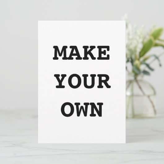 自分で作る 招待状 (スタンド正面)