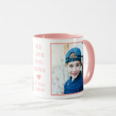 自分で作るWe Lave You Nana 2写真 マグカップ (正面右)