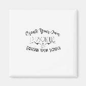 自分で作れ マグネット (正面)