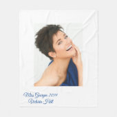 自分で作れ-心地よい毛布!完璧な贈り物! フリースブランケット (正面)