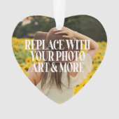 自分で作カスタムったパーソナライズされた オーナメント (正面)