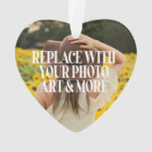 自分で作カスタムったパーソナライズされた オーナメント (裏面)