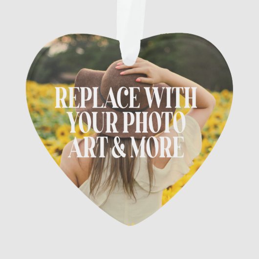 自分で作カスタムったパーソナライズされた オーナメント (裏面)