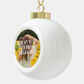 自分で作カスタムったパーソナライズされた セラミックボールオーナメント (右)