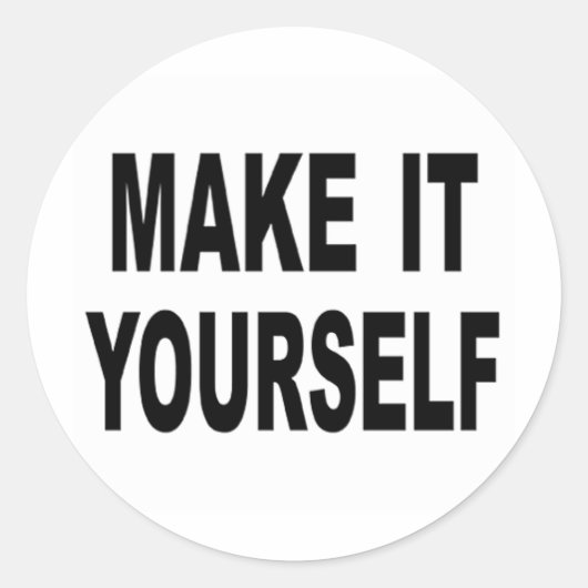 自分で作カスタムる ラウンドシール (正面)