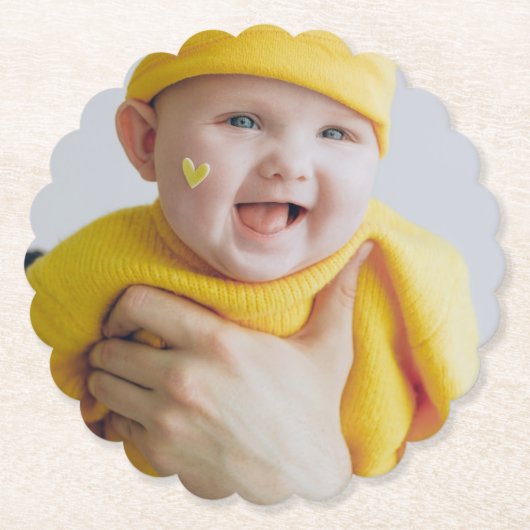 自分で作成したカスタムのユニーク作成 ペーパーコースター (正面)