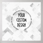 自分で作成したカスタム ポスター (正面)