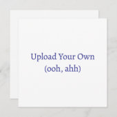 自分で作成したカードや招待状をアップロードする シーズンカード (正面/裏面)