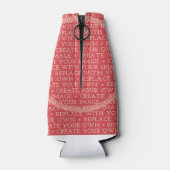 自分で作成して自分で作成 ボトルクーラー (裏面)