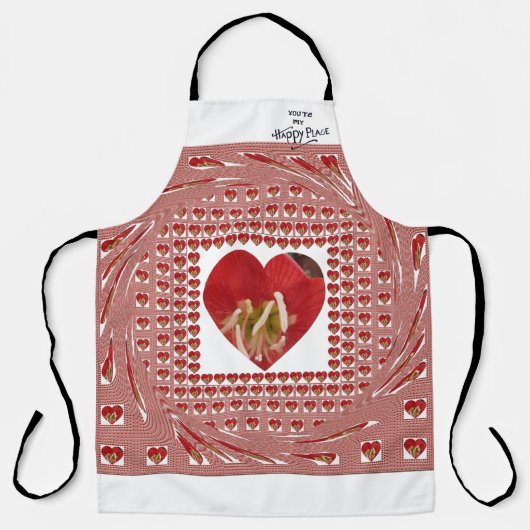 自分で作成する私の幸せな場所フローラアート エプロン (正面)