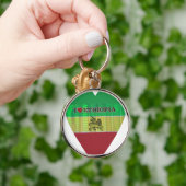 自分で作成する美しいエチオピアを愛する キーホルダー (手)