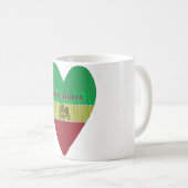 自分で作成する美しいエチオピアを愛する コーヒーマグカップ (正面右)