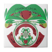 自分で作成する美しいエチオピアを愛する タイル (正面)