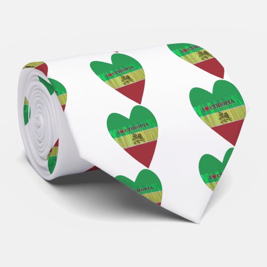 自分で作成する美しいエチオピアを愛する ネクタイ (ロール)