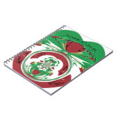 自分で作成する美しいエチオピアを愛する ノートブック (左側)