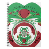 自分で作成する美しいエチオピアを愛する ノートブック (正面)