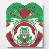 自分で作成する美しいエチオピアを愛する フォトプラーク (正面)